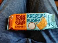 Mängden socker i Krekeriai klasika