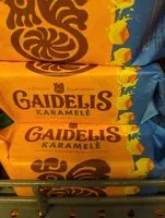 Mängden socker i Gaidelis karamelė