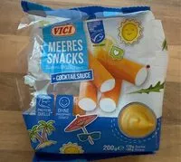 Mängden socker i Meeres Snacks/Surimi-Stäbchen