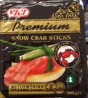 Mängden socker i krabų lazdelės