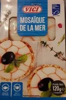 Mängden socker i Mosaïque de la mer