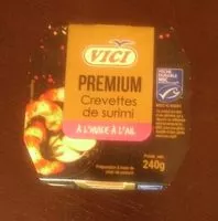 Mängden socker i Crevettes de surimi à l' huile à l' ail