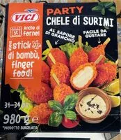 Mängden socker i Chele di surimi