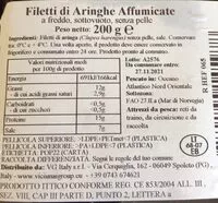 Mängden socker i Filetti di aringhe affumicate