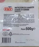 Mängden socker i Imitazioni di gamberi