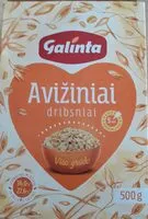 Mängden socker i Avižiniai dribsniai Galinta