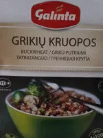 Mängden socker i grikių kruopos