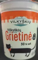 Mängden socker i Grietinė