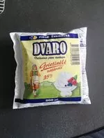 Mängden socker i Dvaro grietinėlė