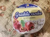 Mängden socker i Grūdėta varškė su vyšniomis