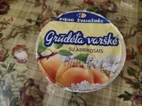 Mängden socker i Grūdėta varškė su abrikosais