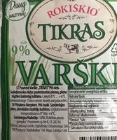 Mängden socker i Varske 9%