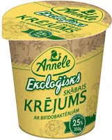Mängden socker i Ekoloģisks skābals krējum
