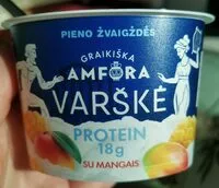 Mängden socker i Curd with Mango Varske