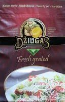 Mängden socker i Fresh grated lactose free