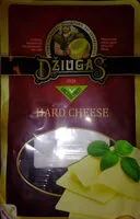 Mängden socker i 40% cietais siers Džiugas šķēlītēs