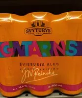 Mängden socker i gintarinis