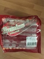 Mängden socker i Franks de poulet 340g