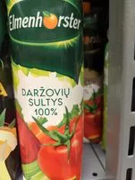 Mängden socker i Elmenhorster daržovių sultys