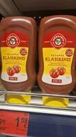 Mängden socker i Kečiupas KLASIKINIS KKF