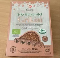 Mängden socker i Organic buckwheat