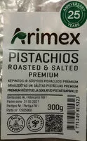 Mängden socker i Pistachios, roasted & salted. Premium.