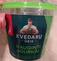 Mängden socker i Rauginti agurkai