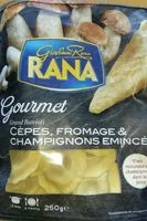 Mängden socker i Ravioli cèpes fromage et champignon