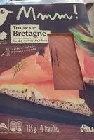 Mängden socker i Truite de Bretagne élevée en eau douce