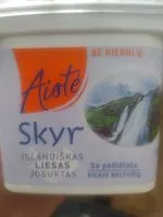 Mängden socker i Skyr jogurtas