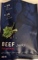 Mängden socker i Beef jerky