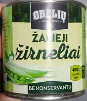 Mängden socker i Žalieji žirneliai