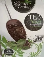 Mängden socker i Thé Vert Gunpowder à la menthe