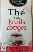 Mängden socker i Thé aux fruits rouges
