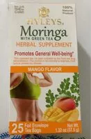 Mängden socker i Moringa with green tea - Mango Flavor