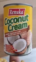 Mängden socker i Coconut cream