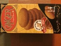 Mängden socker i ジンジャービスケット