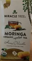 Mängden socker i Honey & vanilla moringa organic superfood tea, honey & vanilla