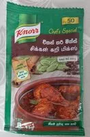 Mängden socker i Chicken curry mix