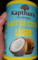 Mängden socker i Lait de coco léger