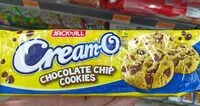 Mängden socker i Cream O chocolate chip cookie