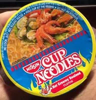 Mängden socker i Nissin cup noodles (hot creamy seafoods)