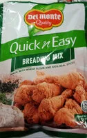 Mängden socker i Quick n Easy Breading Mix