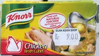 Mängden socker i Chicken Broth Cubes