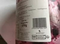 Mängden socker i Confiture de myrtille
