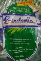 Mängden socker i High Fiber Whole Wheat Bread