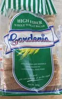 Mängden socker i High Fiber Whole Wheat Bread