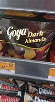 Mängden socker i Goya Dark Almonds