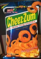 Mängden socker i Cheez Zum Cheese ring snacks