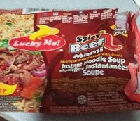 Mängden socker i SPICY BEEF MAMI. Instant Noodle Soup.